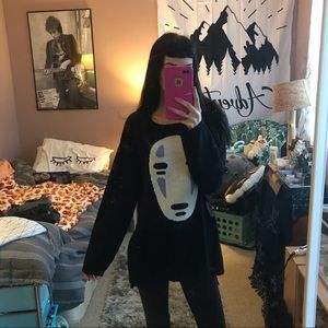 Spirited Away Noface Knit Sweater 